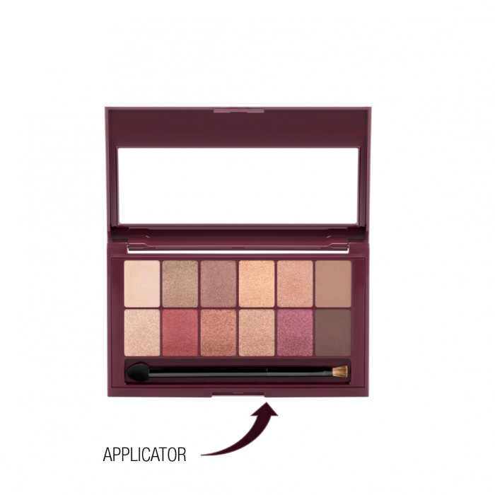 MAYBELLINE THE BURGUNDY BAR PALETA DE SOMBRAS DE OJOS 12 SOMBRAS COLORES NUDE Y GRANATES- 9,6 G