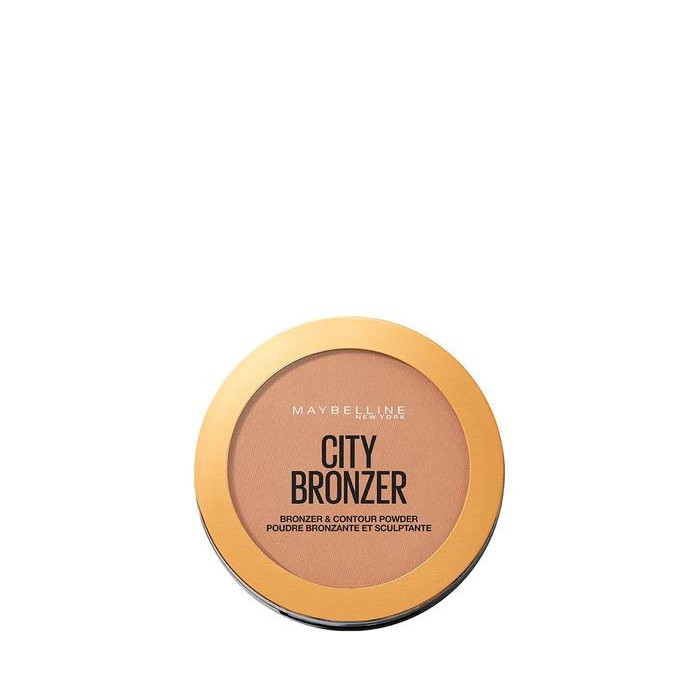 MAYBELLINE CITY BRONZER TONO 300 DEEP COOL POLVOS BRONCEADORES MATE PIELES OSCURAS - 8GR