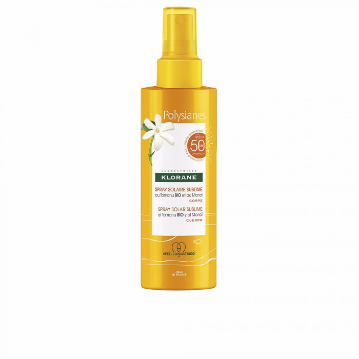 POLYSIANES MONOI Y TAMANU BIO SPRAY SOLAR SUBLIME CUERPO SPF50 200 ML