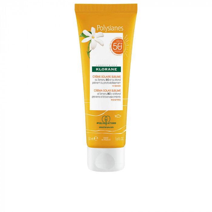 POLYSIANES MONOI Y TAMANU BIO CREMA SOLAR SUBLIME SPF50+ 50 ML