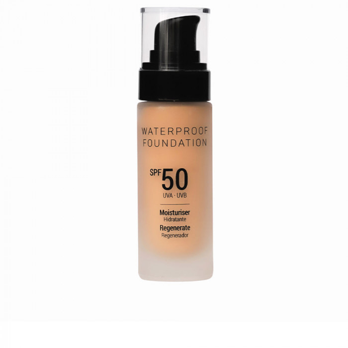 WATERPROOF FOUNDATION BASE DE MAQUILLAJE SPF50+ SHADE 2-02 30 ML