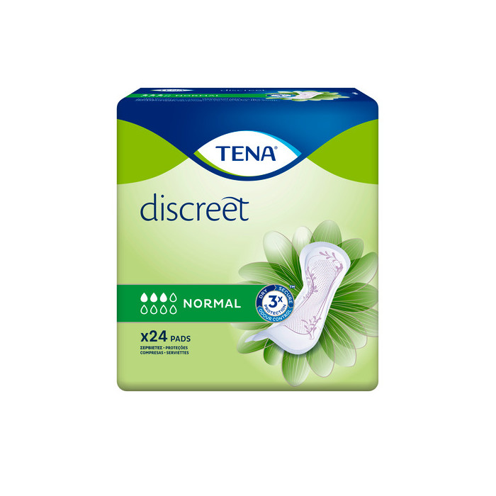 TENA Discreet Normal: Compresas discretas y seguras